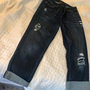 White House Black Market cropped jeans
